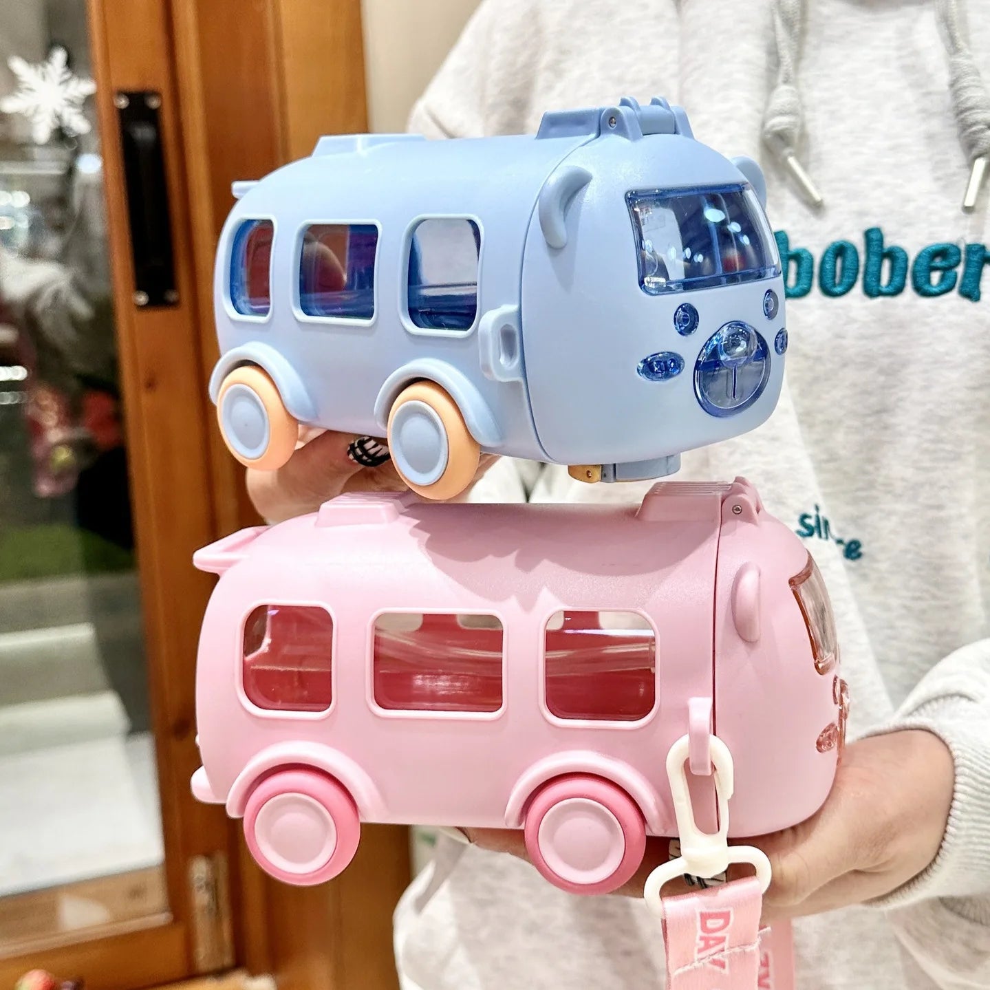 500ML Kids Travel Sippy Bus