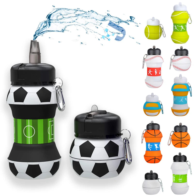 550ML Kids Collapsible Sports Bottle